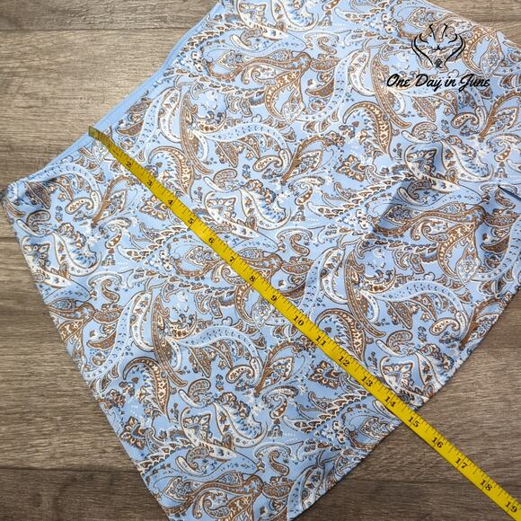 Hollister Paisley Mini Skirt Size S - Picture 4 of 5